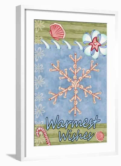 Seaside Snowflake-Valarie Wade-Framed Giclee Print