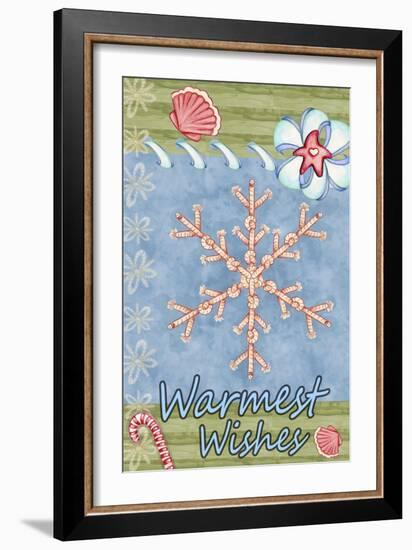 Seaside Snowflake-Valarie Wade-Framed Giclee Print