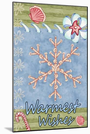 Seaside Snowflake-Valarie Wade-Mounted Giclee Print