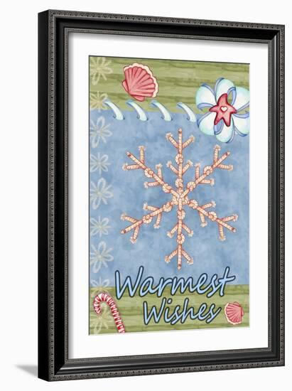 Seaside Snowflake-Valarie Wade-Framed Giclee Print