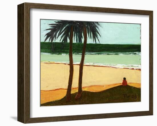 Seaside Solitude, 2006-Tilly Willis-Framed Giclee Print