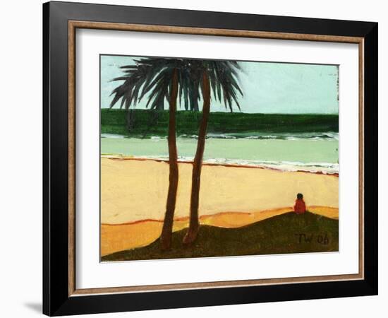 Seaside Solitude, 2006-Tilly Willis-Framed Giclee Print