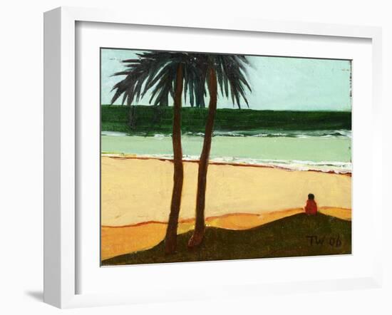 Seaside Solitude, 2006-Tilly Willis-Framed Giclee Print