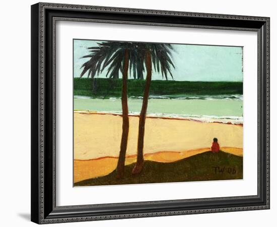 Seaside Solitude, 2006-Tilly Willis-Framed Giclee Print