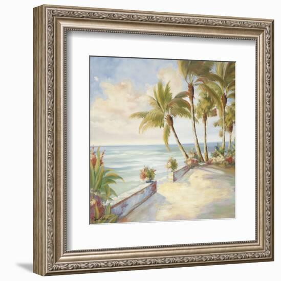 Seaside Stroll-Marc Lucien-Framed Art Print