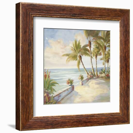 Seaside Stroll-Marc Lucien-Framed Art Print