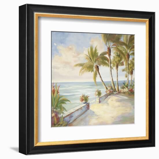 Seaside Stroll-Marc Lucien-Framed Art Print