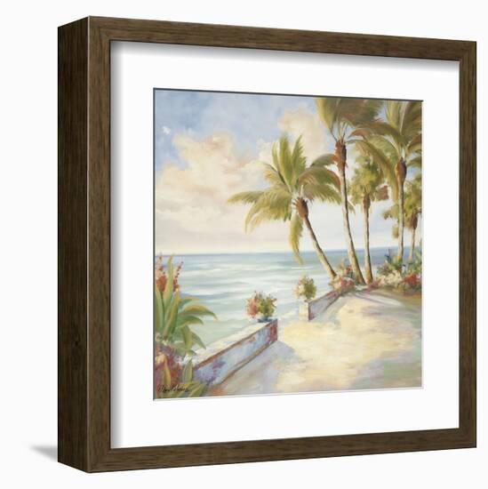 Seaside Stroll-Marc Lucien-Framed Art Print