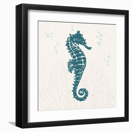 Seaside Style II Blue-Anne Tavoletti-Framed Art Print