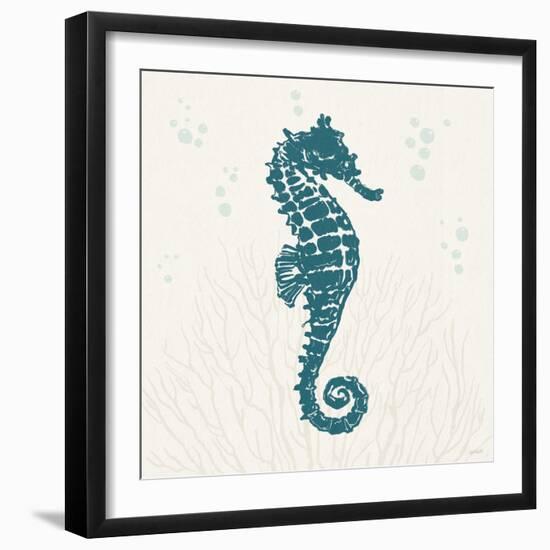 Seaside Style II Blue-Anne Tavoletti-Framed Art Print