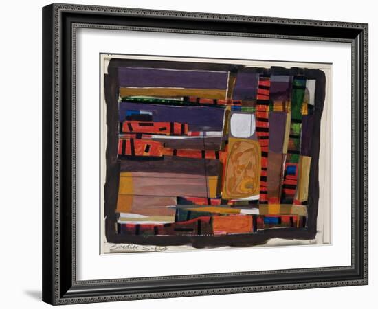 Seaside Suburb-MacEwan-Framed Giclee Print