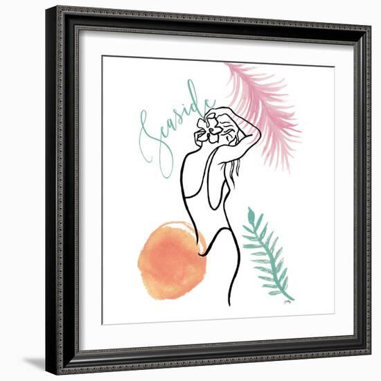 Seaside Summer Figurative I-Elizabeth Medley-Framed Art Print