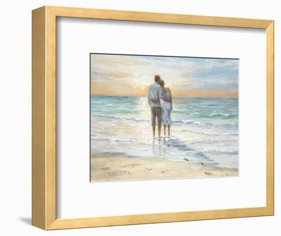 Seaside Sunset-Karen Wallis-Framed Premium Giclee Print