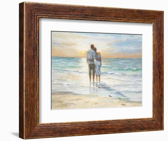 Seaside Sunset-Karen Wallis-Framed Art Print