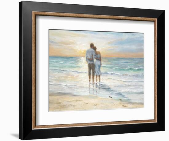 Seaside Sunset-Karen Wallis-Framed Art Print