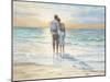 Seaside Sunset-Karen Wallis-Mounted Art Print