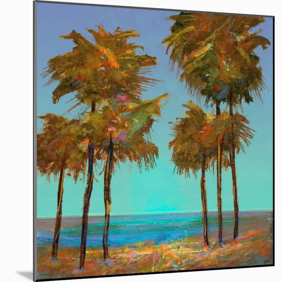 Seaside Sunset-Michael Tienhaara-Mounted Art Print