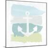 Seaside Swatch Anchor-Moira Hershey-Mounted Art Print