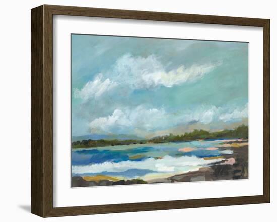 Seaside View IV-Karen Fields-Framed Art Print