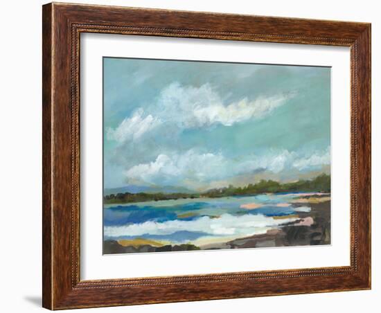 Seaside View IV-Karen Fields-Framed Art Print