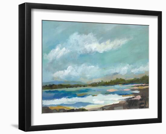 Seaside View IV-Karen Fields-Framed Art Print