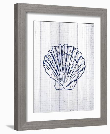 Seaside Wood 1-Kimberly Allen-Framed Art Print