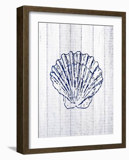 Seaside Wood 1-Kimberly Allen-Framed Art Print