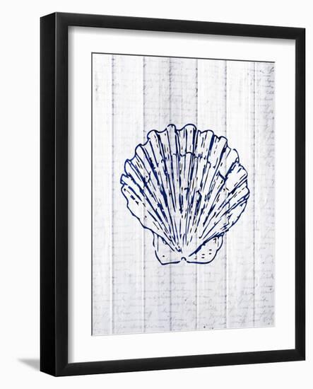 Seaside Wood 1-Kimberly Allen-Framed Art Print