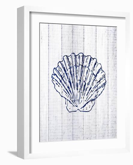 Seaside Wood 1-Kimberly Allen-Framed Art Print
