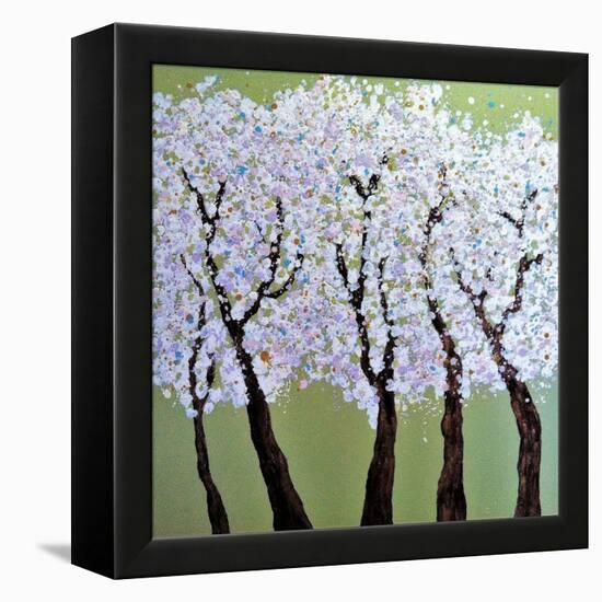 Season I-Hyunah Kim-Framed Stretched Canvas