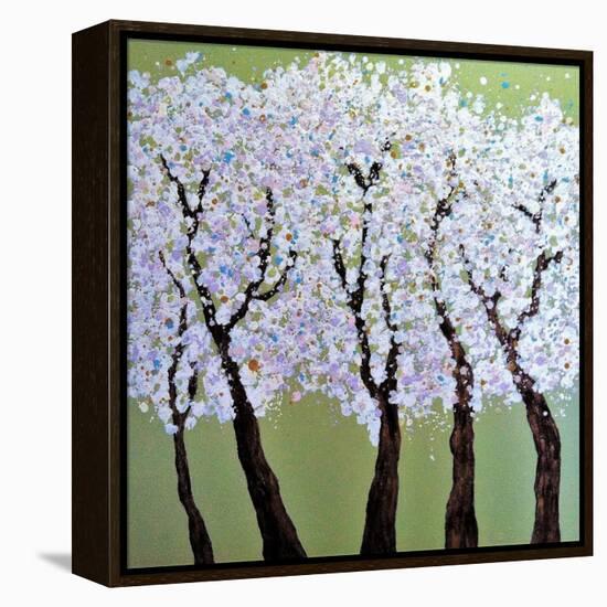 Season I-Hyunah Kim-Framed Stretched Canvas