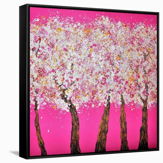 Season II-Hyunah Kim-Framed Stretched Canvas