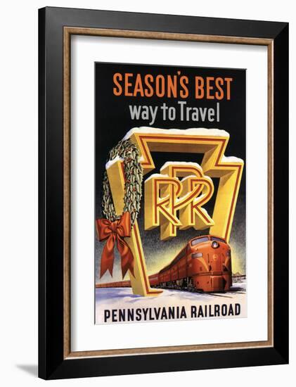 Season's Best Way to Travel-null-Framed Art Print