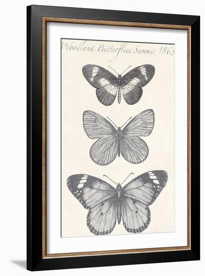 Seasonal Butterflies II-Maria Mendez-Framed Giclee Print