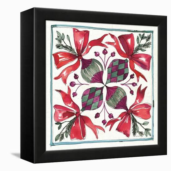 Seasonal Charm IX-Anne Tavoletti-Framed Stretched Canvas