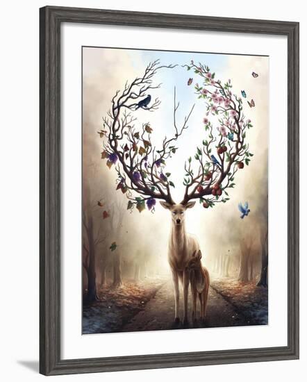 Seasons-JoJoesArt-Framed Giclee Print