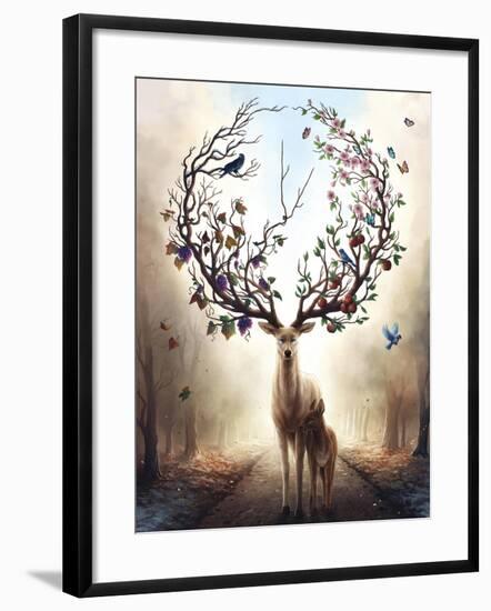 Seasons-JoJoesArt-Framed Giclee Print