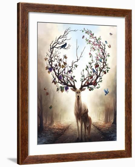 Seasons-JoJoesArt-Framed Giclee Print