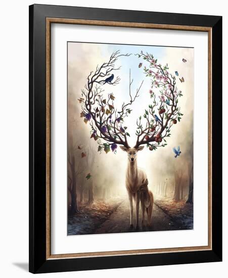 Seasons-JoJoesArt-Framed Giclee Print