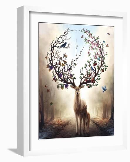 Seasons-JoJoesArt-Framed Giclee Print