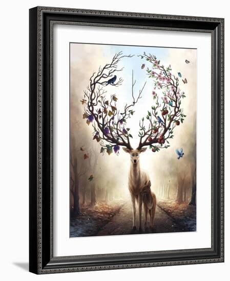 Seasons-JoJoesArt-Framed Giclee Print