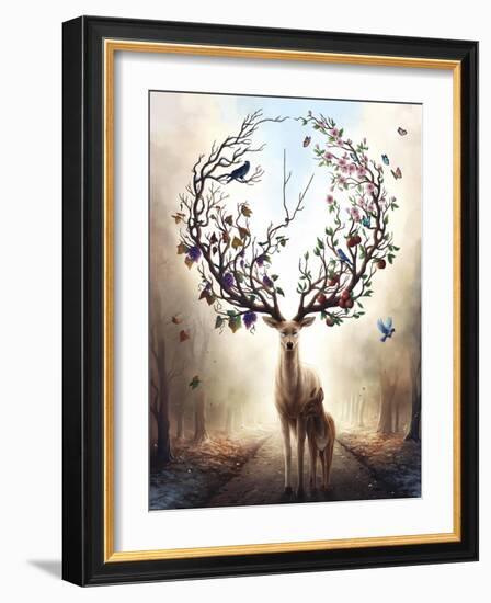 Seasons-JoJoesArt-Framed Giclee Print