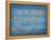 Seastars on the Fishing Net on a Blue Background-egal-Framed Premier Image Canvas