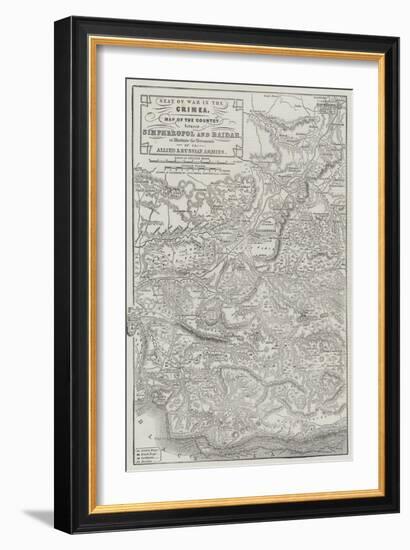 Seat of War in the Crimea-John Dower-Framed Giclee Print