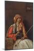 Seated Arnaut, 1857 (Oil on Panel)-Jean Leon Gerome-Mounted Giclee Print