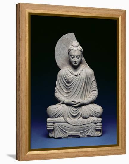 Seated Buddha, Gandhara, 1st-3rd Century Ad-null-Framed Premier Image Canvas