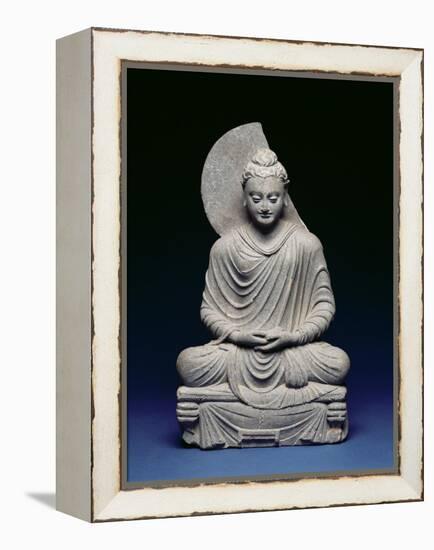 Seated Buddha, Gandhara, 1st-3rd Century Ad-null-Framed Premier Image Canvas