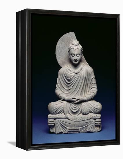 Seated Buddha, Gandhara, 1st-3rd Century Ad-null-Framed Premier Image Canvas