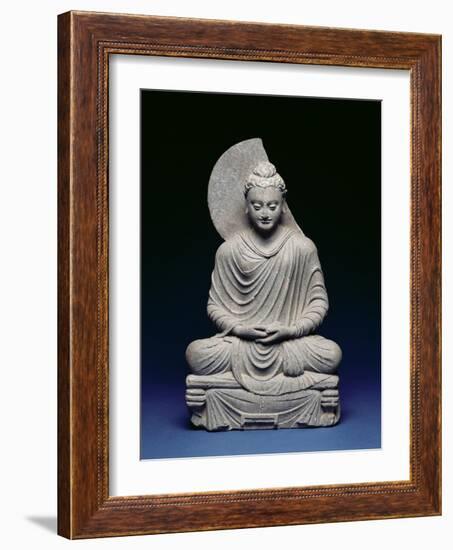 Seated Buddha, Gandhara, 1st-3rd Century Ad-null-Framed Giclee Print