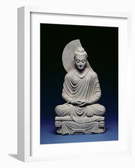 Seated Buddha, Gandhara, 1st-3rd Century Ad-null-Framed Giclee Print